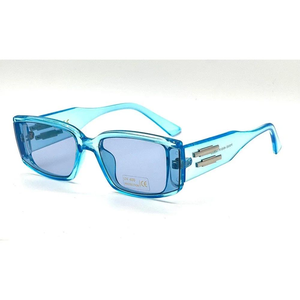 Blue Rectangle Sunglasses Trendy Fashion Frames UV400 Protection Lentes‎ Gafas